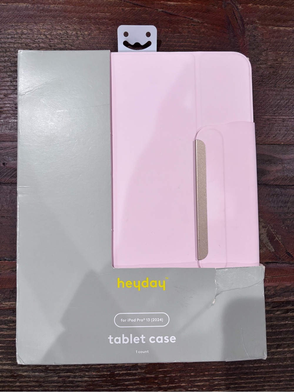 heyday Pink iPad Pro 13 Case with Gold Accent - brand new in box